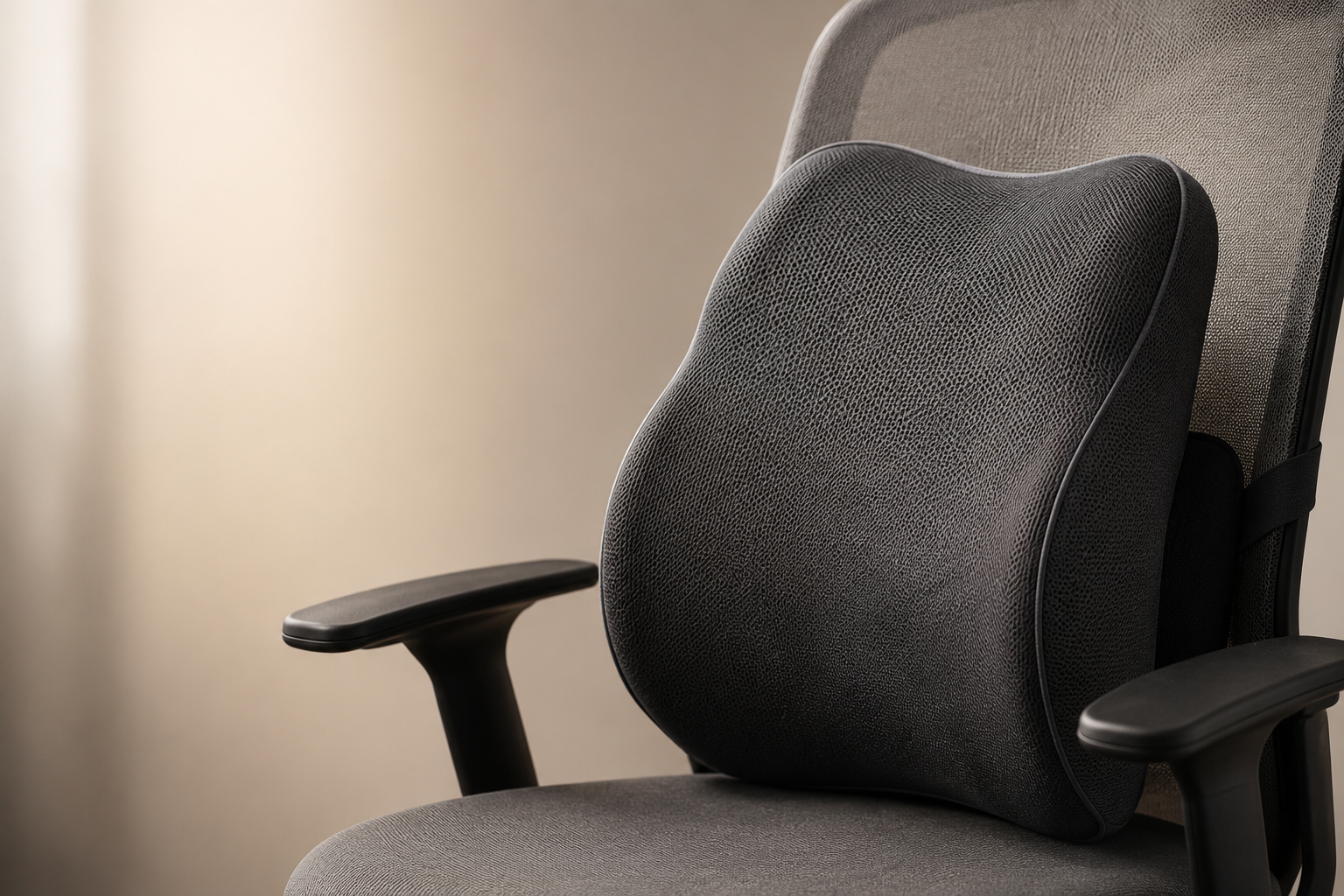 Close view of an Athkin support cushion